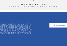 Haïti : Le CEP publie la liste officielle des partis politiques agréés pour les prochaines élections